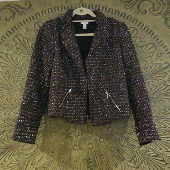 chicos tweed jacket