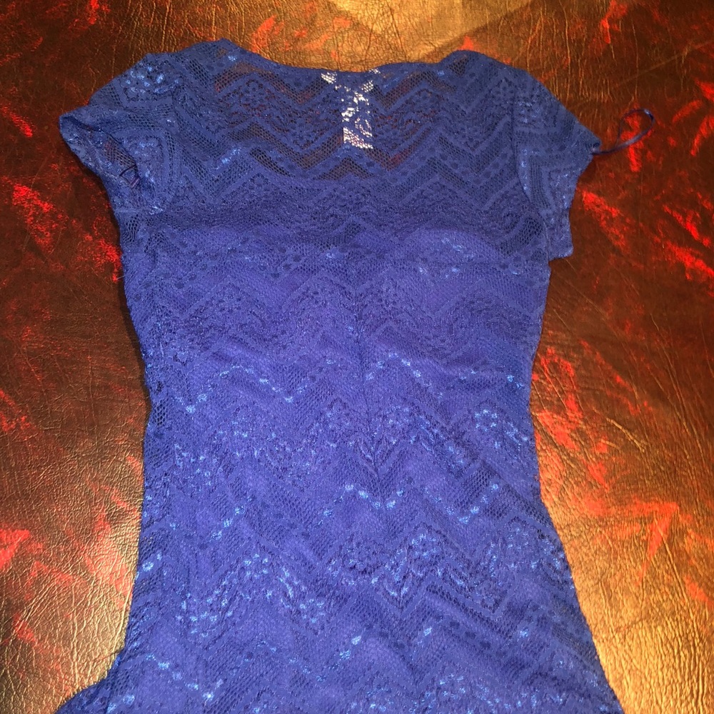 CANDIES BLUE SHIRT SIZE EXTRA SMALL - Picture 4 of 4