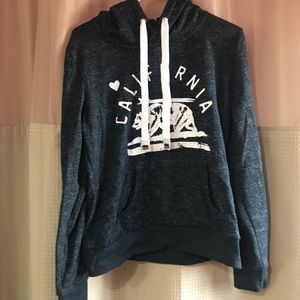 DARK NAVY/GREY CALIFORNIA HOODIE