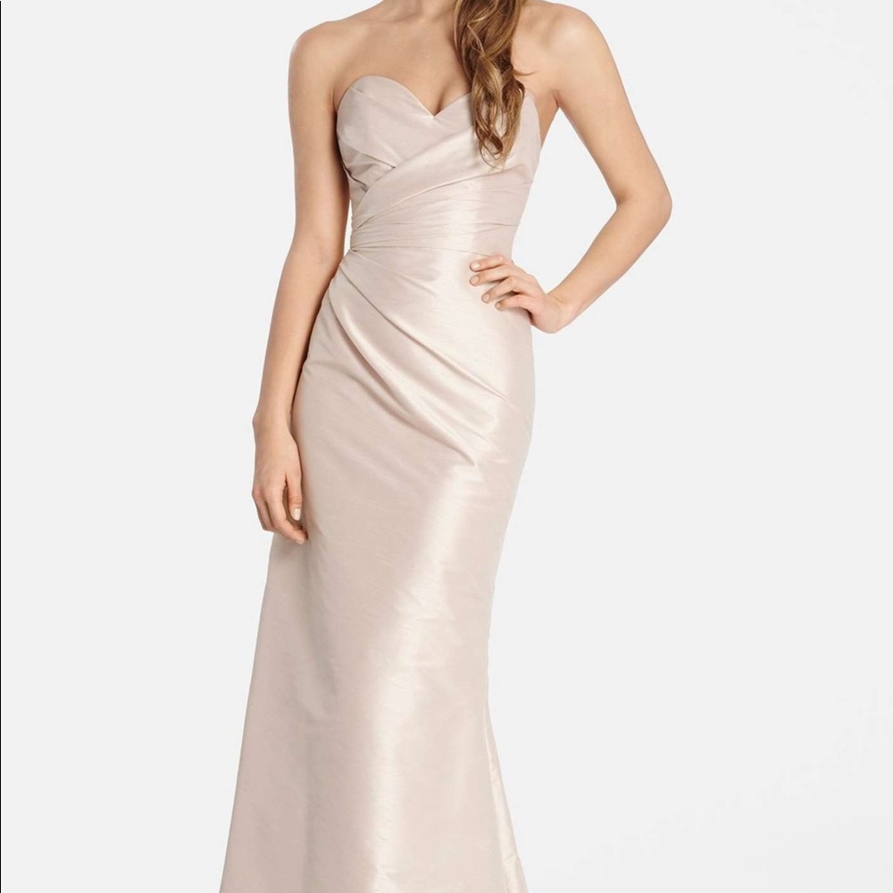 Jim Hjelm Strapless Blush Gown - New Sz 6