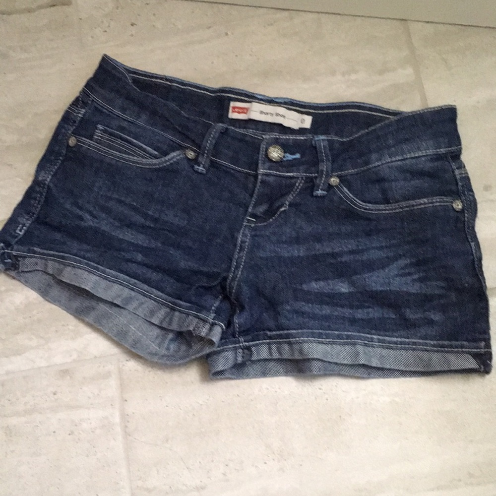 Levis denim shorts
