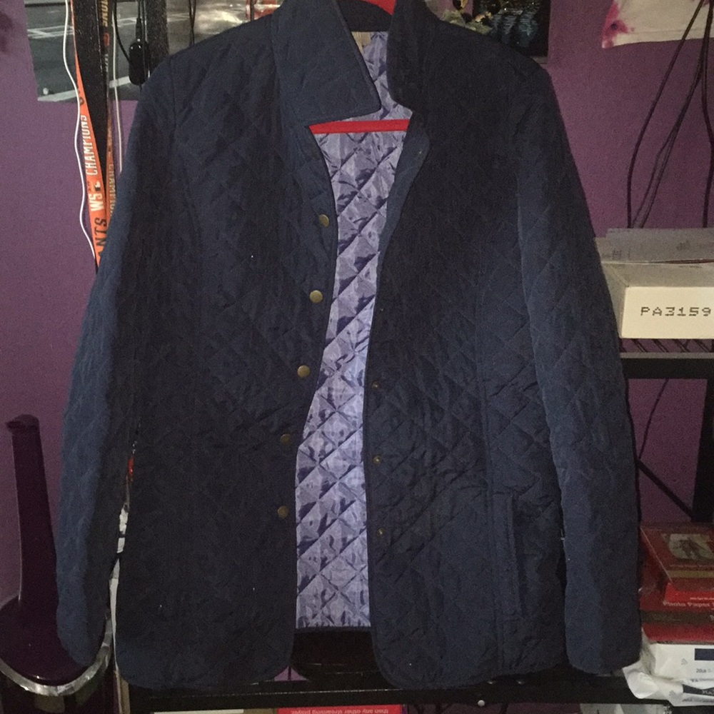Navy blue coat