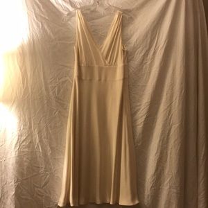 JCrew Silk Cream Dress