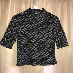 Zara mock title neck shirt