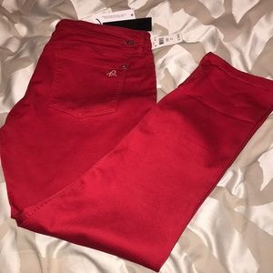 DL1961 “Toni high rise crop” size 31 red pants