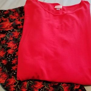 LulaRoe Irma and Leggings Never Worn