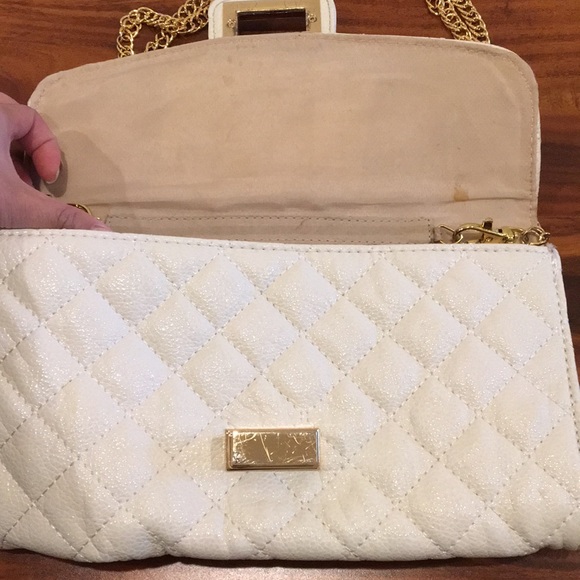 Aldo Quilted Patent Leather Convertible Crossbody - Picture 2 of 4