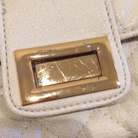 Aldo Quilted Patent Leather Convertible Crossbody - Picture 4 of 4