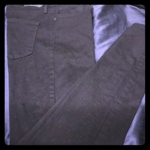 Levi skinny black jeans
