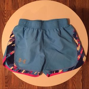 Girls Under Armour athletic shorts