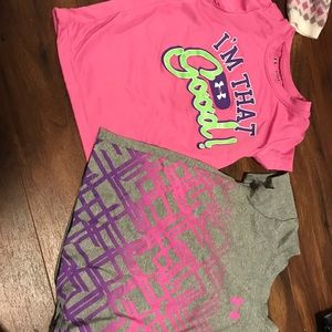 Under Armour 12 month girl short sleeves