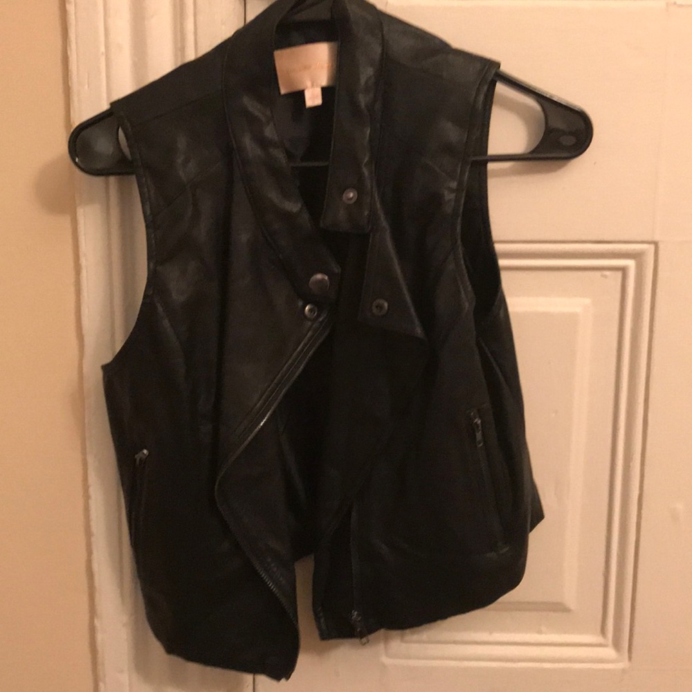 Pleather vest-never worn!