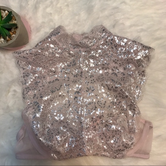 LAST !NWT Victoria's Secret bra top lingerie shirt - Picture 2 of 5