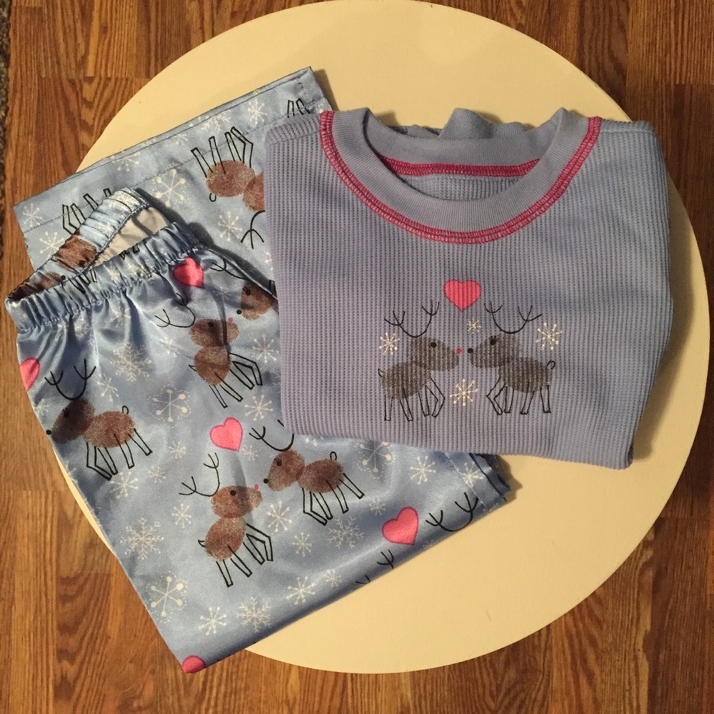 American Girl Periwinkle Reindeer Pajamas