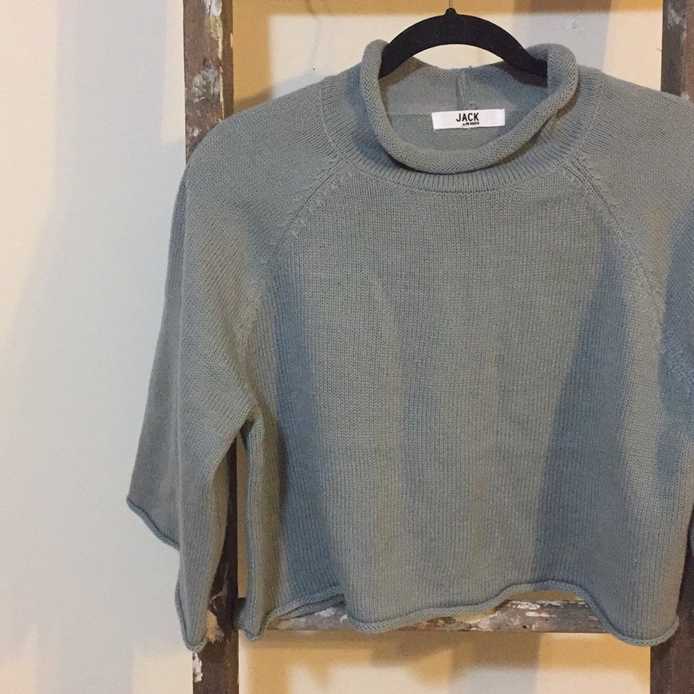 JACK- BB DAKOTA mock neck cropped sweater