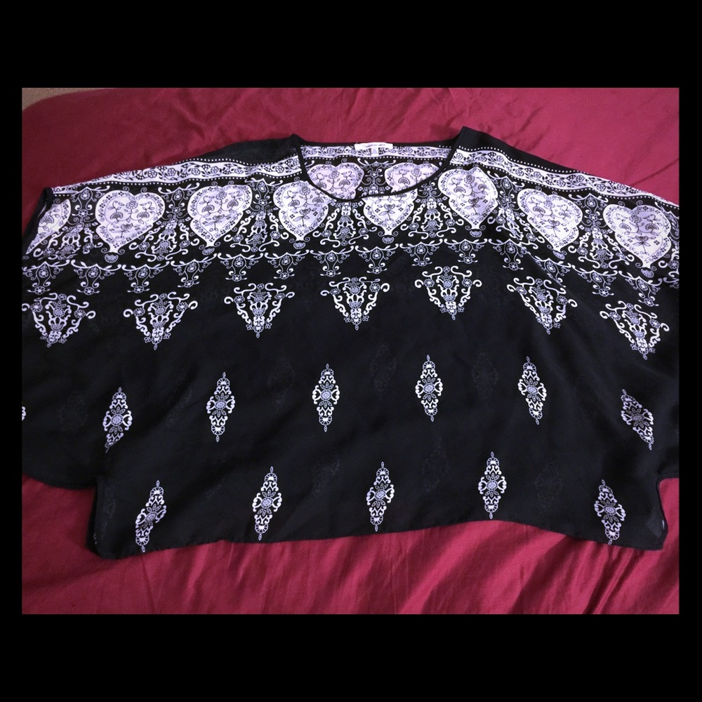 Quintessential XL batwing blouse