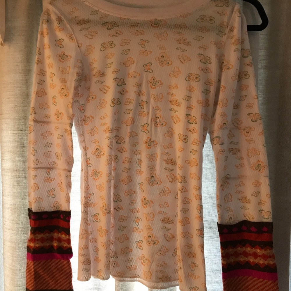 Free People thermal fashion top