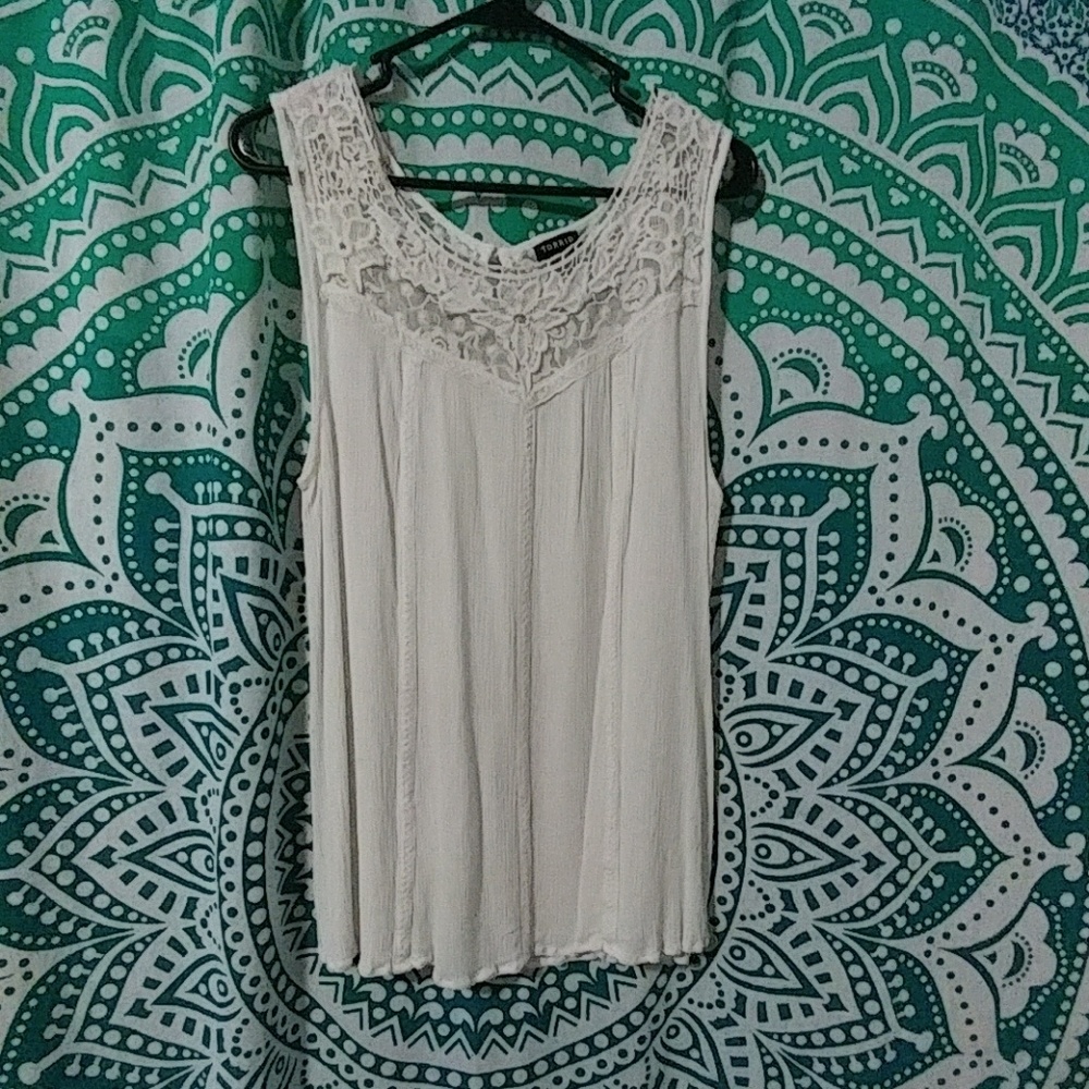 Adorable white tank