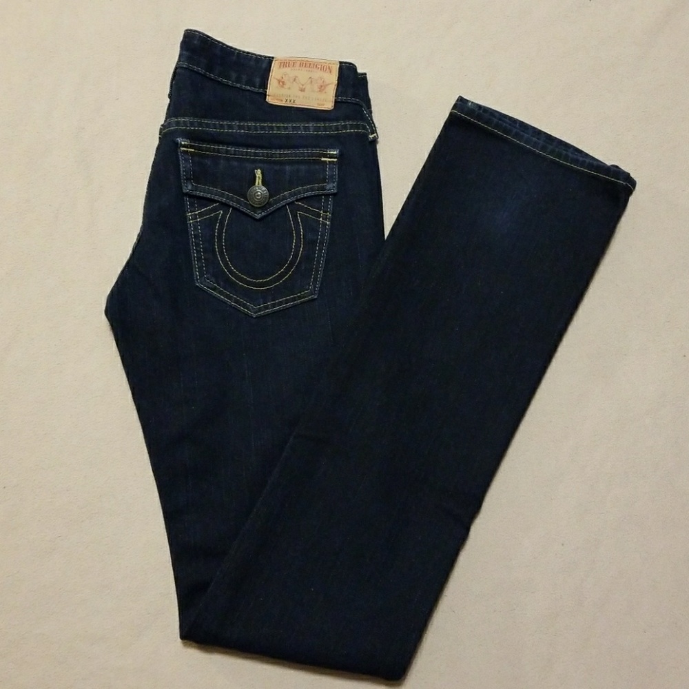 True Religion Johnny straight jeans 26x34