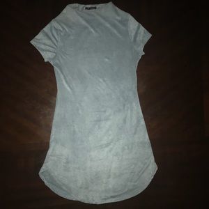 Blue Suede MINI DRESS