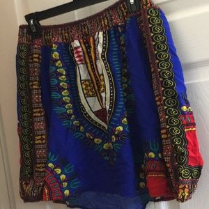 Patterned off the shoulder tee!