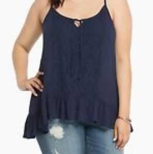 Super cute dark navy tank