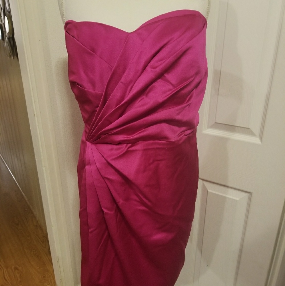 NWT Davids Bridal Pink Short Dress - Picture 1 of 4