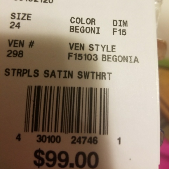 NWT Davids Bridal Pink Short Dress - Picture 4 of 4