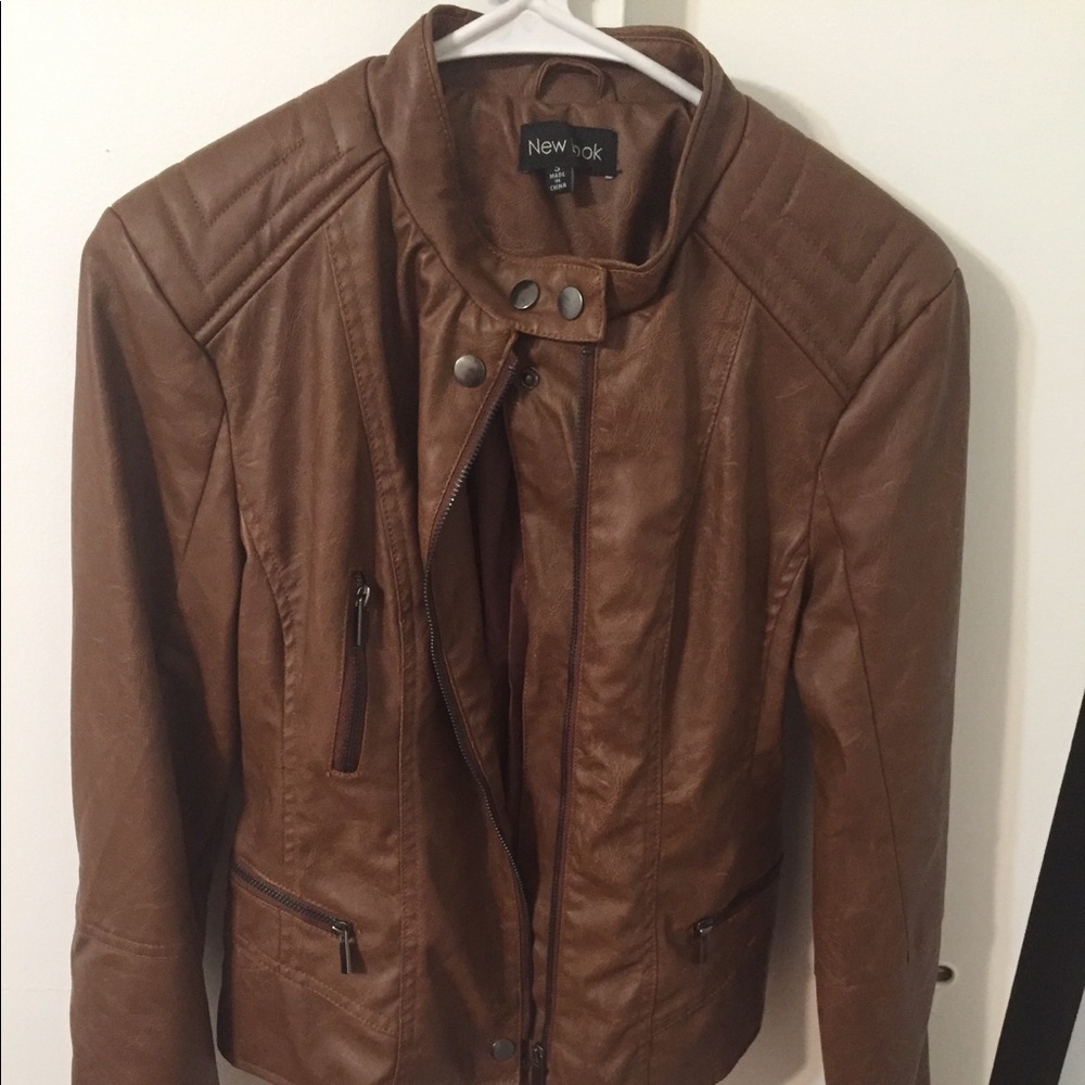 Tan leather Jacket