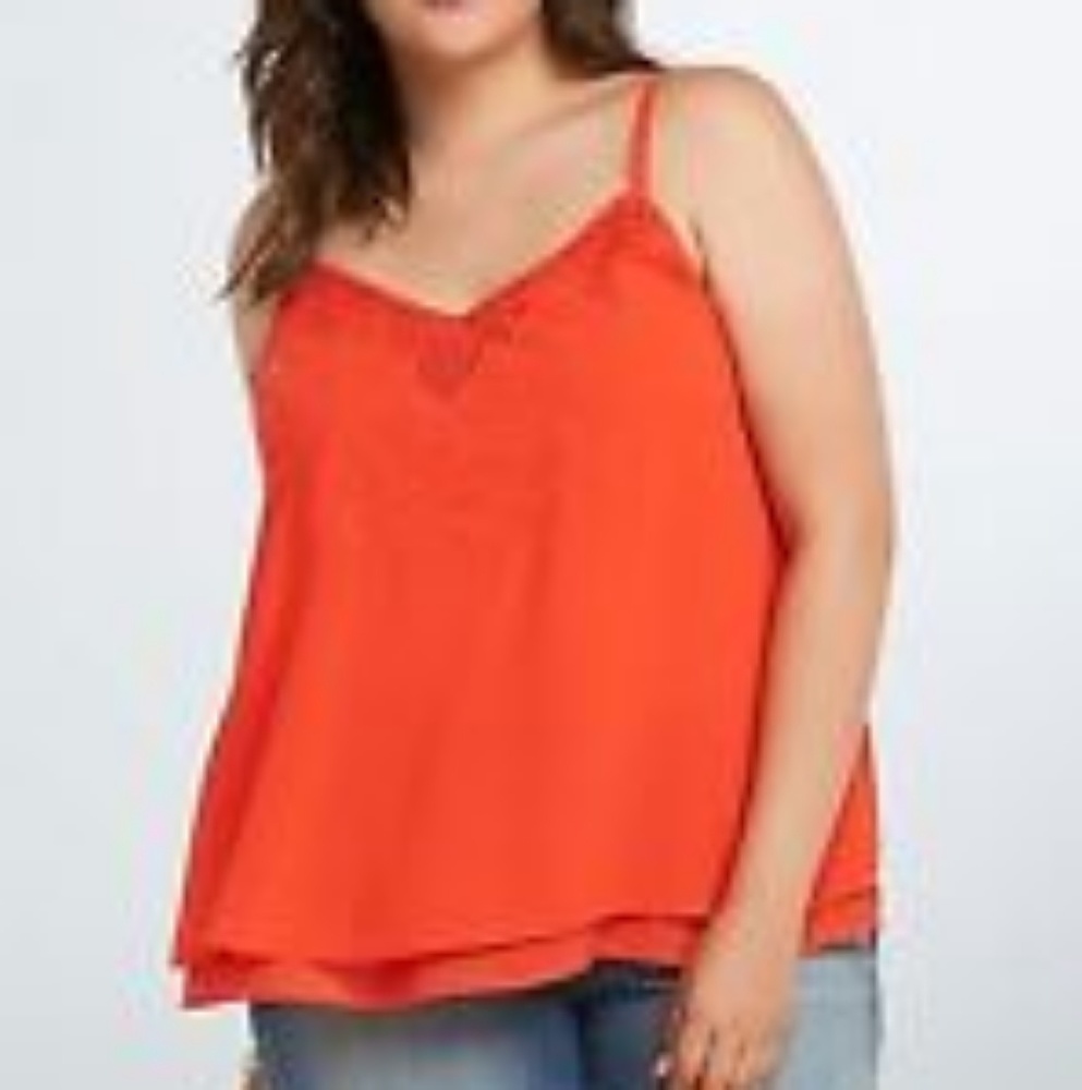 Sexy and sweet double layer tank blouse
