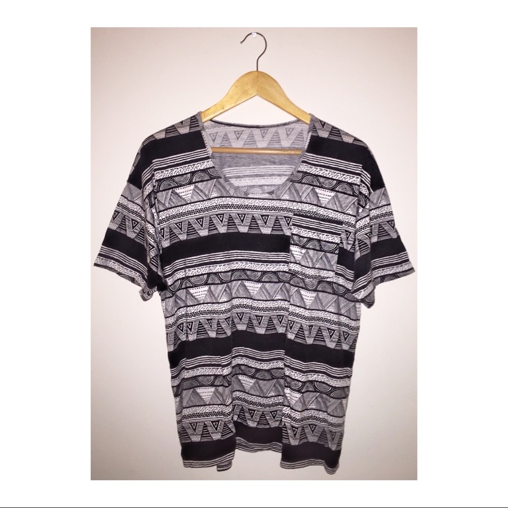 American Apparel Tribal Print T-Shirt (One Size)