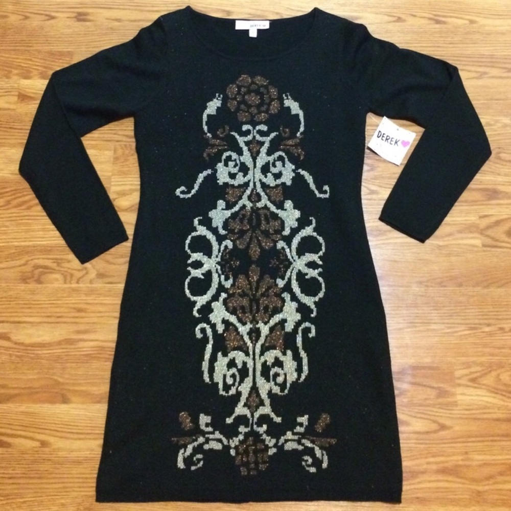 NWT! Black Sweater Dress