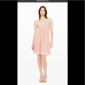 Gorgeous pink Club Monaco kaya silk dress