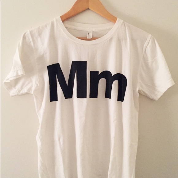 American Apparel Alphabet Mm Tshirt 