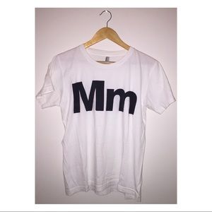 American Apparel Alphabet (Mm) T-Shirt