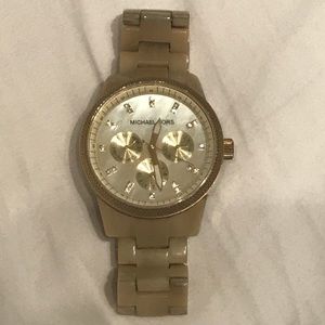 Michael Kors Gold Tan Watch