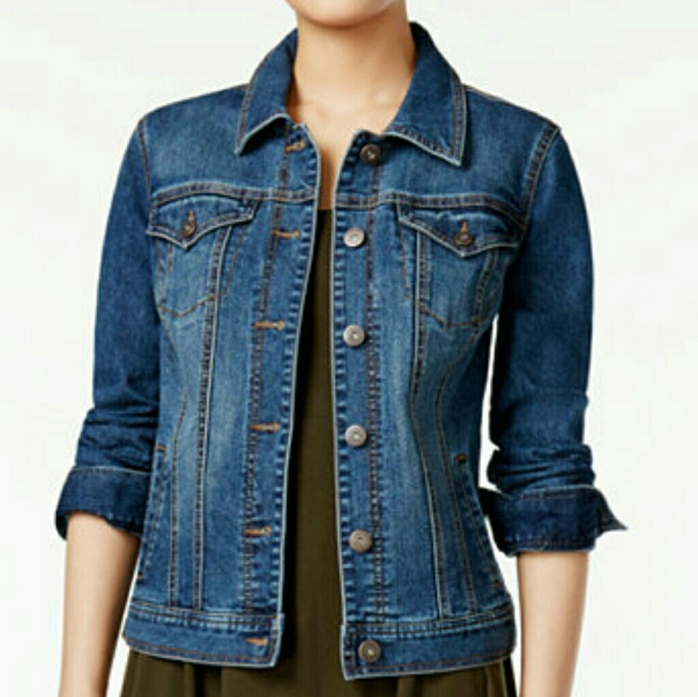Style & Co. denim jean jacket, size small