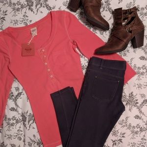 🎈FINAL PRICE🎈Mossimo Supply Co. Henley Shirt