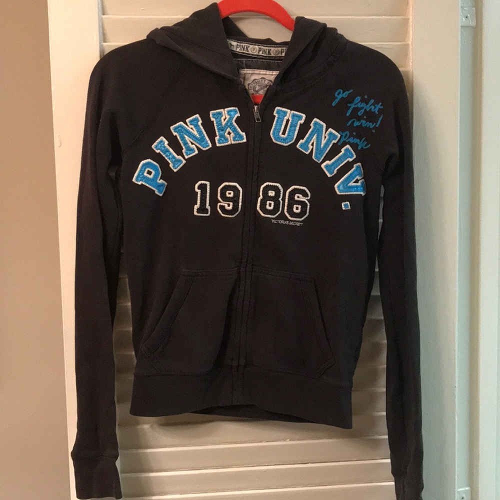 Victoria’s Secret pink zip up hoodie