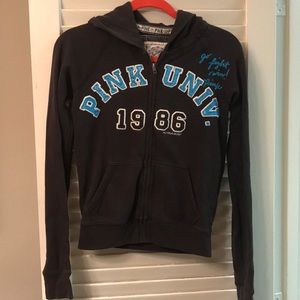 Victoria’s Secret pink zip up hoodie