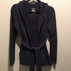 Navy blue Lucky Brand wrap cardigan