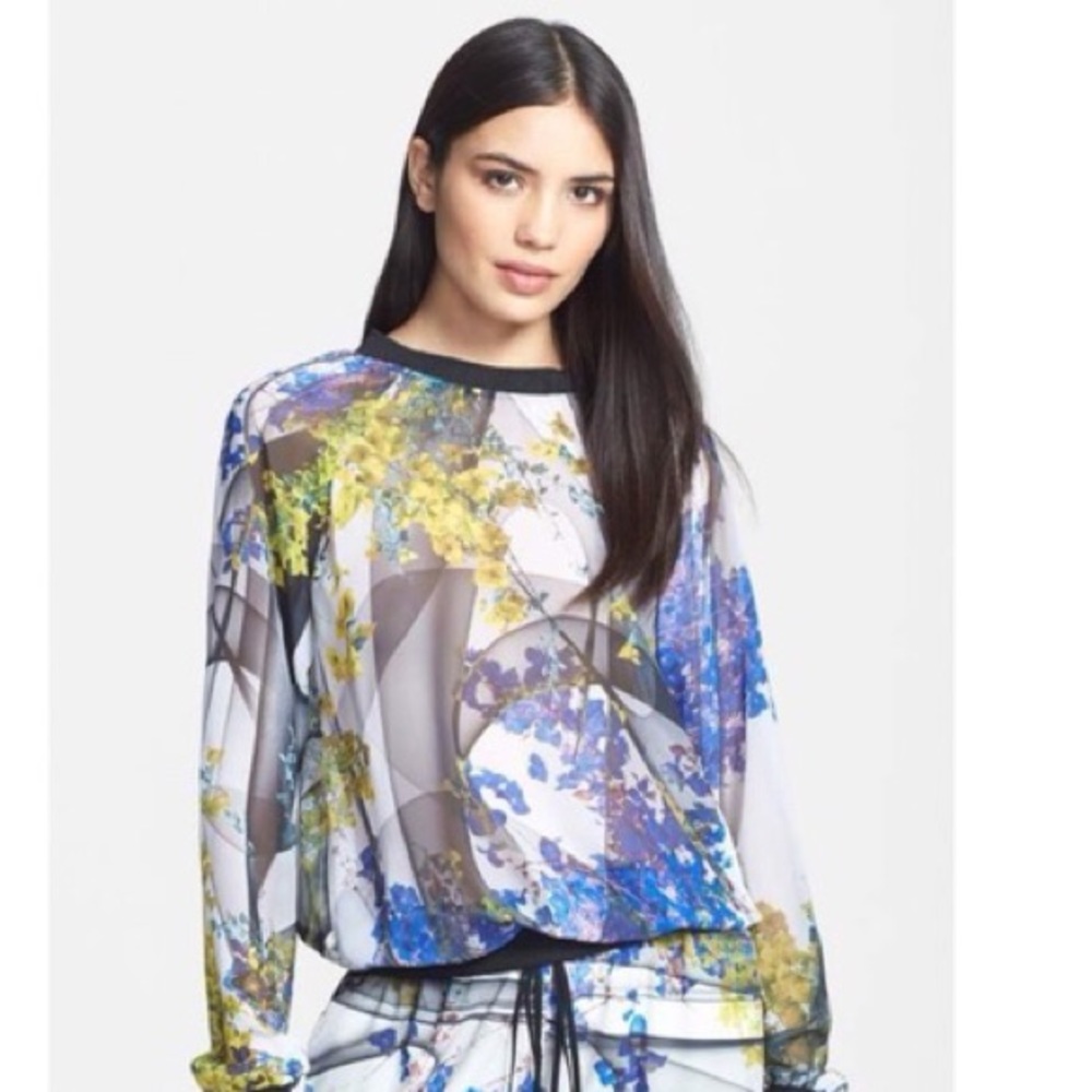 Clover Canyon Space Garden Sheer Sweatshirt