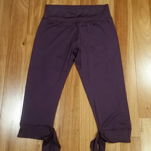 Wide Waistband Tie Up Leggings sport yoga - Picture 5 of 8