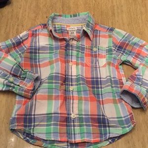 Boys button down shirt Carter’s