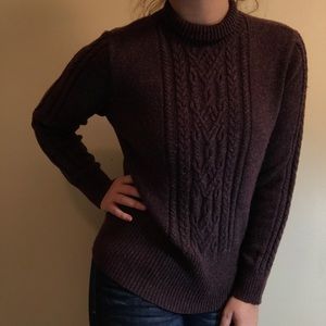 🔴SALE! Pendleton Cable Knit Mock Turtleneck