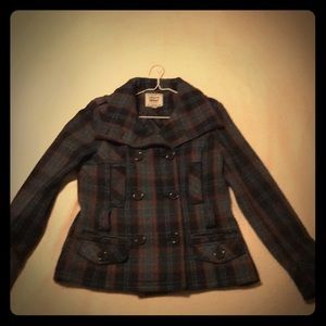 Levi's super cute size large pea coat missing belt