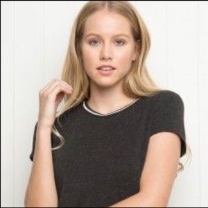 Brandy Melville grey tee shirt
