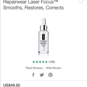 Clinique Repairwear Laser Focus Serum 1oz