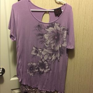 Beaded Lace Flower Top