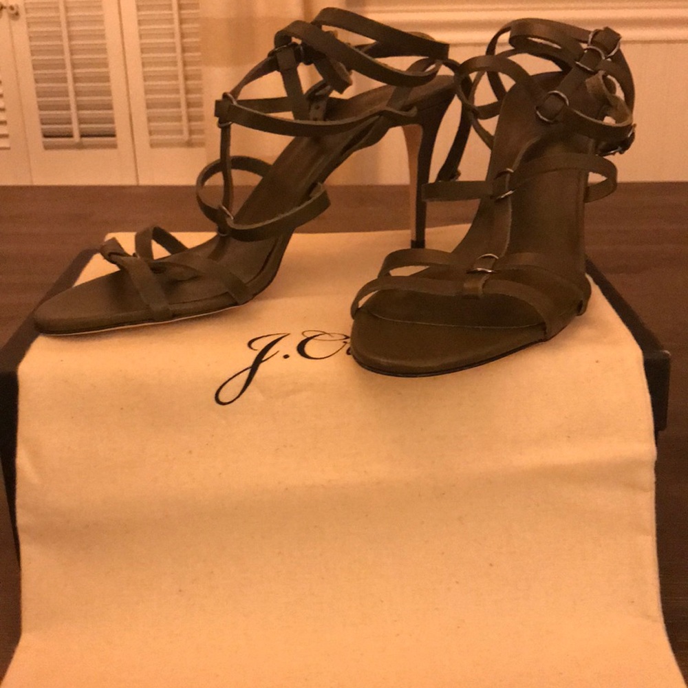 JCrew Ringed Gladiator Hi-Heel Sandal